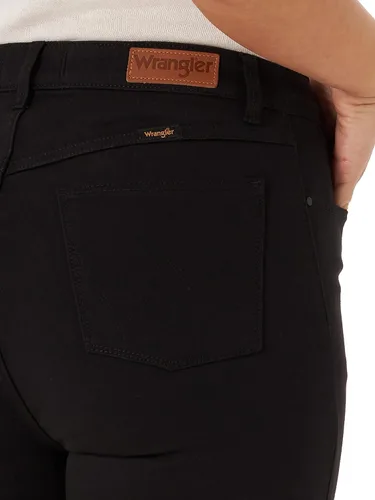 Vista 4 de Wrangler Jeans ajustados de talle alto para mujer