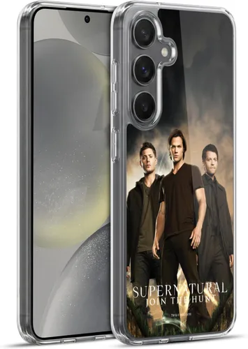 Vista 19 de Head Case Designs Supernatural Sam, Dean & Castiel Key Art - Funda de gel con licencia oficial [protección de grado militar] compatible con Google