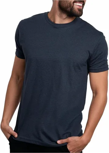 Vista 14 de Camisetas casuales de algodón suave con cuello redondo y ajuste atlético