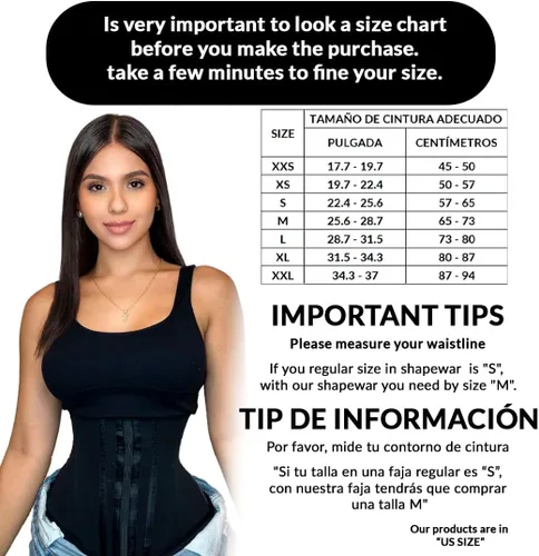 Vista 5 de Silueta Perfecta Faja de entrenamiento de cintura para mujer, Faja colombiana de reloj de arena, corsé de doble compresión en la cintura extrema.