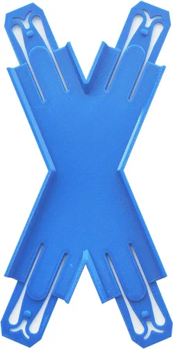 Vista 5 de Conectores de pista compatibles con Hot Wheels, Hotwheels Track Builder, Booster, piezas de pista curvas, forma de Y, 1 paquete