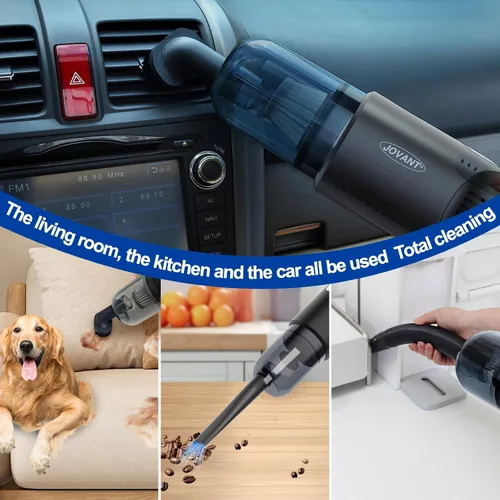 Vista 4 de Lavadora a presión inalámbrica y aspiradora de mano, 350 PSI, aspiradora recargable, potente 12000 PA, kit de limpieza portátil para automóvil