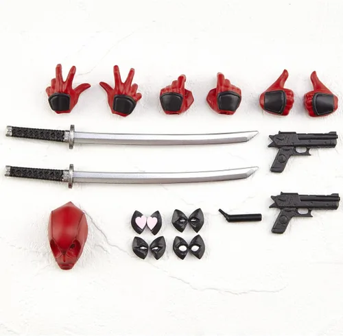 Vista 2 de figurecomplex Amazing Yamaguchi Series No.001 Deadpool Aproximadamente 6.299 in [Importación de Japón]