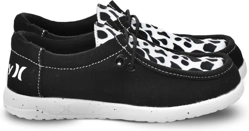 Vista 12 de Hurley - Mocasines elásticos con cordones para niños, zapatos de lona para niños y niñas - Cómodos, duraderos, elegantes - Zapatillas de moda