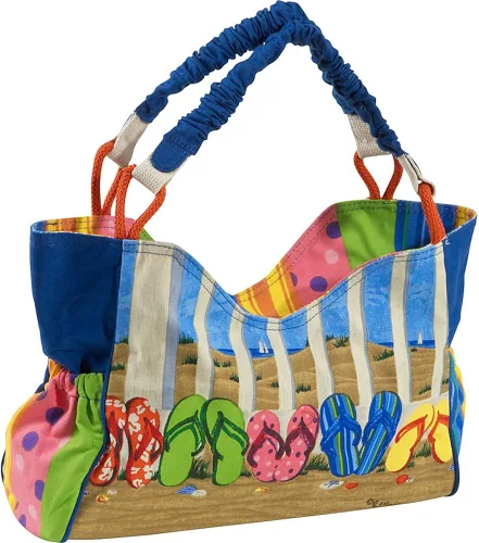 Vista 4 de Sun 'N' Sand Coastal Flip Flop Tote