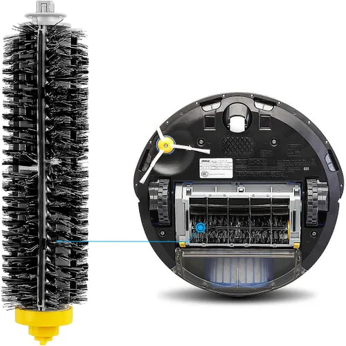 Vista 3 de Energup Accesorio para aspiradora Irobot Roomba serie 500 600 610 620 650, el paquete incluye 3 filtros, 3 cepillos laterales, 1 paquete de cerdas