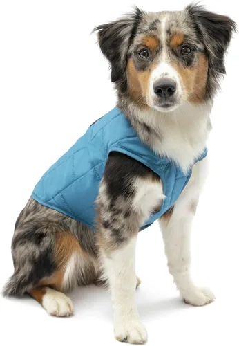 Vista 17 de Kurgo Loft Chaqueta para Perro - Abrigo Acogedor Reversible para Aventuras al Aire Libre - Resistente al Agua - Ajuste Atlético - Tela Lavable a