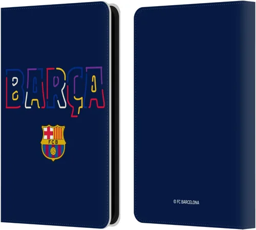 Vista 26 de Head Case Designs Funda de piel con licencia oficial del FC Barcelona Barca Crest Graphics compatible con Kindle Paperwhite 5 (2021)