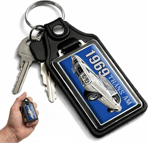 Vista 20 de Brotherhood Car Key Chain for Trans Am Firebird - Classic Models Keychain for Men and Women Gift Key Ring