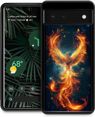 Vista 237 de Compatible con Google Pixel 4A 5G Mobile Case Creative Acrylic Panel trasero Silicona Protección Grip especialmente diseñado para Google Pixel 4A 5G