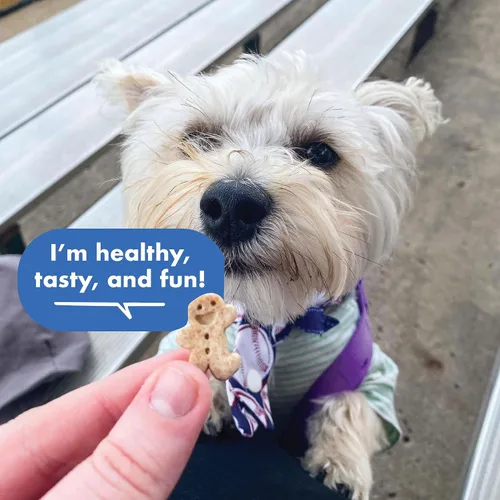 Vista 4 de Buddy Biscuits Teeny - Golosinas crujientes para perros, tocino y queso