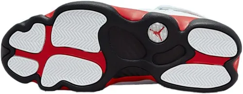Vista 6 de Nike Zapatos Air Jordan 6 Rings para hombre, negro, blanco, rojo (WHITE/BLACK-UNIVERSITY RED)