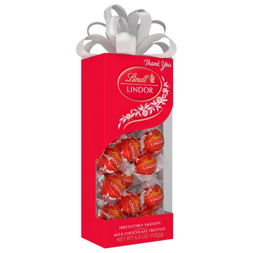 Vista 18 de Lindt Lindor - Trufas de chocolate extra oscuro 60 %, caramelo de chocolate negro con centro de trufa suave y derretida, ideal para regalar, 5.1