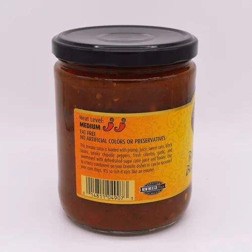 Vista 3 de SANTA FE SEASONS Salsa de maíz asado y frijoles negros, 16 onzas