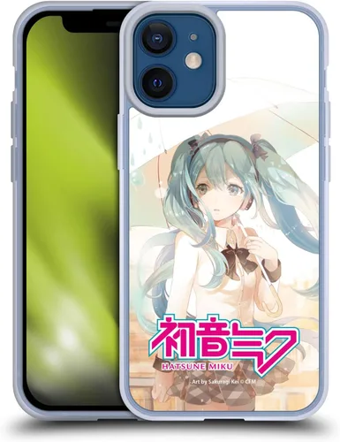 Vista 208 de Head Case Designs Licencia Oficial Hatsune Miku Gráficos Lindos Carcasa de Gel [Protección de Grado Militar] Compatible con Apple iPhone 7