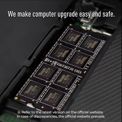 Vista 2 de TEAMGROUP Elite DDR4 8GB Single 2666MHz PC4-21300 CL19 sin búfer no ECC 1.2V SODIMM 260-Pin Laptop Laptop PC Módulo de memoria RAM Upgrade