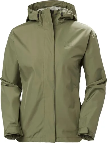 Vista 8 de Helly Hansen Chaqueta de Lluvia Seven J para Mujer Impermeable, Resistente al Viento y Transpirable con Capucha Rosa fuerte