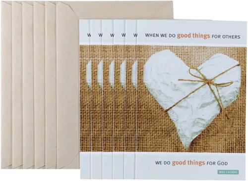 Vista 7 de DaySpring - Max Lucado - Do Good Things - 6 tarjetas y sobres premium de agradecimiento al ministerio