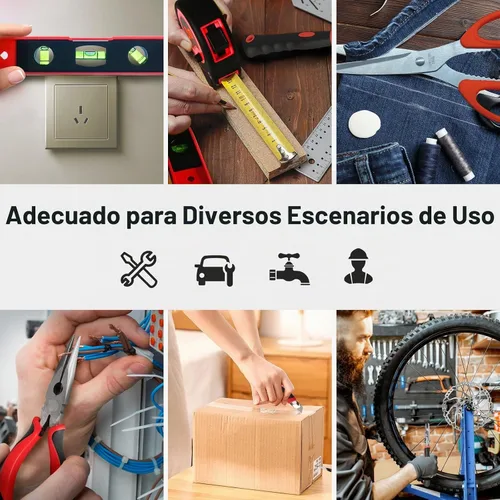 Vista 4 de COMOWARE Kit de Herramientas para el Hogar de 218 Piezas - Juego de Herramientas Manuales Básicas para el Hogar, Kit de Herramientas para Camión