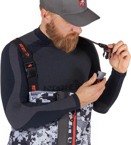 Vista 3 de NORFIN Pro Dry 3 - Babero impermeable aislado y transpirable, resistente al viento