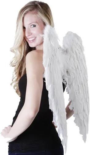 Vista 2 de ZUCKER Natural Marabou Plumas Shrug Estilo Vintage Bolero Boda Wrap para Mujer con Gancho