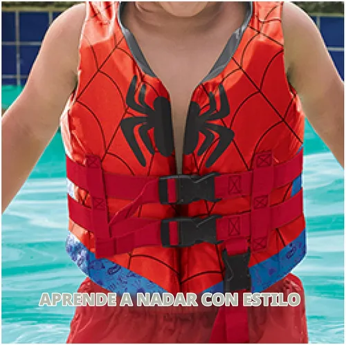 Vista 7 de SwimWays Spidey and His Amazing Friends - Chaleco salvavidas para niños de 33 a 55 libras