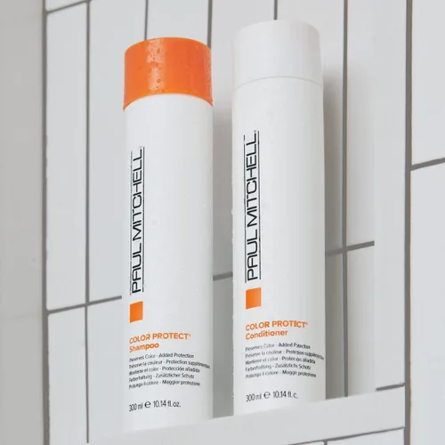 Vista 3 de Paul Mitchell Champú y acondicionador Color Protect Duo, añade protección, para cabello teñido