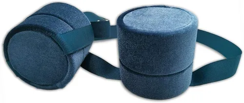 Vista 5 de Beatilog Caja de anillos de terciopelo Hermosa caja redonda para anillos de boda con elegante lazo de cinta, organizador de regalos