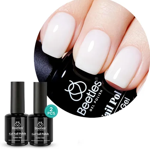 Vista 32 de Beetles - Esmalte de uñas de gel azul, 0.5 onzas líquidas, esmalte de gel azul profundo, efecto translúcido, esmalte de uñas neutro que se absorbe