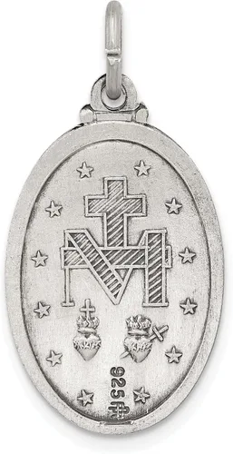 Vista 3 de Plata de ley Medalla Milagrosa