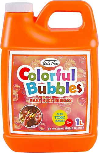Vista 8 de Solución concentrada de burbujas Lulu Home, repuesto de 1 L/33.8 onzas para máquinas de burbujas, varitas gigantes y sopladores - hasta 2.5 galones