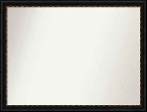 Vista 225 de Amanti Art Espejo personalizado, gran espejo de baño estrecho, espejo de pared o espejo de tocador de baño sobre el fregadero (24 x 24 pulgadas)