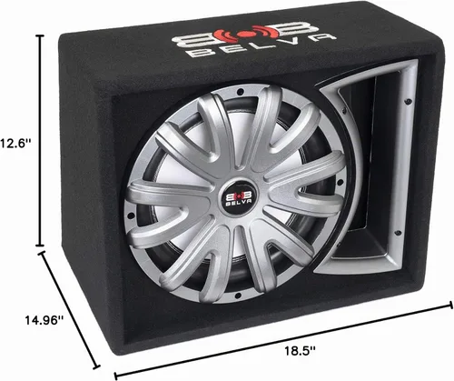 Vista 10 de BELVA BLB112LED Subwoofer de coche con puerto cargado de 12 pulgadas y 750