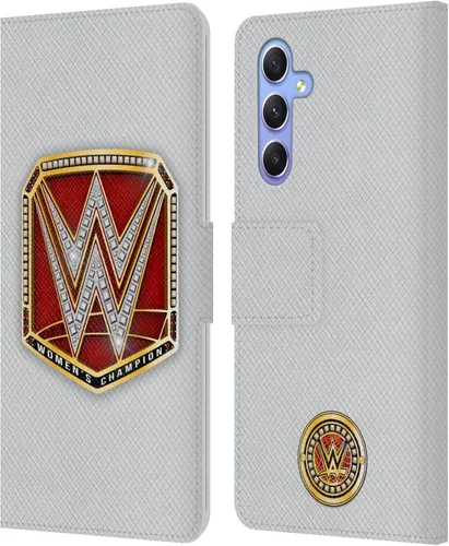 Vista 230 de Head Case Designs Officially Licensed WWE Cruiserweight Champion Title Belts Leather Wallet Case Compatible with Samsung Galaxy A07 4G Campeón