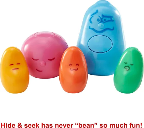 Vista 5 de Mattel Games Fart and Go Seek - Juego de actividades para esconderse y encontrar en interiores y exteriores, con frijoles electrónicos para pedos
