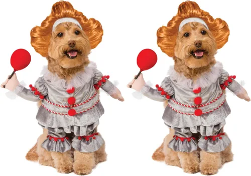 Vista 5 de Rubies IT Movie: Pennywise - Disfraz de mascota para perros o gatos, talla grande