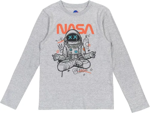 Vista 2 de DC Comics Paquete de 3 camisetas gráficas de manga larga de la NASA