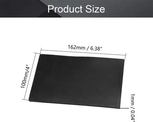 Vista 2 de Utoolmart 4 unids Rectángulo de goma de repuesto Sander Back Mat para Makita 9043 máquina lijadora
