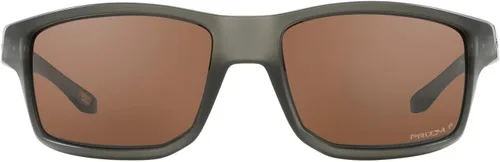 Vista 8 de Oakley Gafas de sol para hombre con montura pulida Rootbeer, lentes Prizm Bronce, 61MM