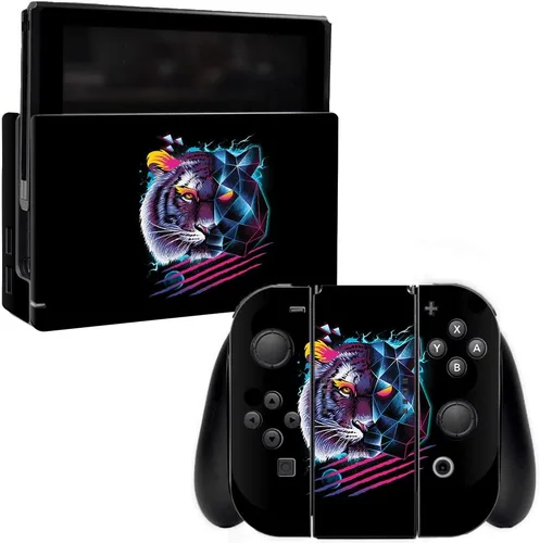 Vista 4 de MightySkins - Skin compatible con Nintendo Switch Rad Bear