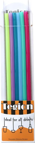 Vista 7 de YETI RTIC-Flexible - Pajitas de silicona reutilizables de medio galón de 12 pulgadas para vaso alto de 32 onzas, botella de agua de 64 onzas
