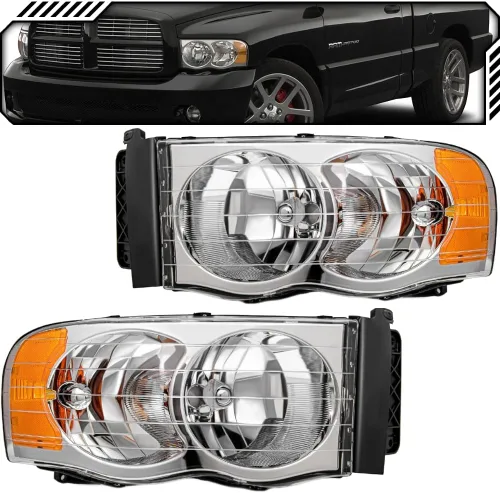 Vista 10 de EPIC LIGHTING OE Spec placas de circuito halógenas sin bombillas de repuesto para DGE 02-06 RAM 1500 2500 03-06 RAM 3500 [CH2814101 55077346AA ] par