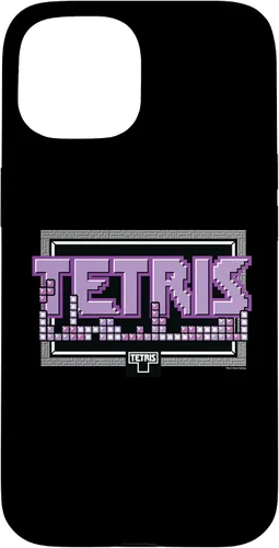 Vista 6 de Funda con logotipo de 8 bits para iPhone 11 Tetris