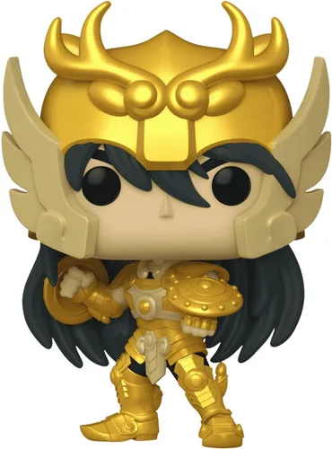 Vista 3 de Libra Shiryu: P o p ! - Figura de vinilo de animación con 1 protector gráfico compatible (1424-72060 - B)
