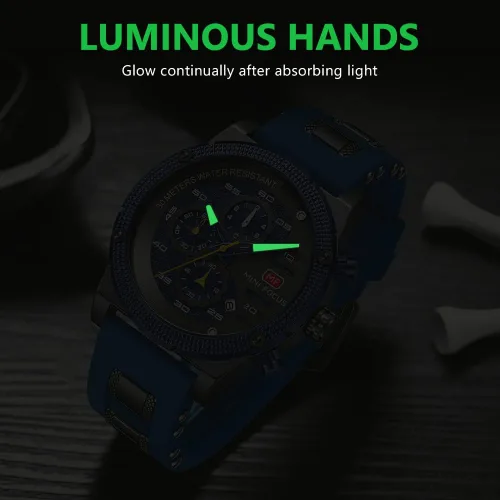 Vista 6 de AIMES Mens Watches for Men Casual Chronograph Waterproof Sport Military Watch Analog Quartz Movement Stylish Luxury Dress Wrist Watch Elegant Gift