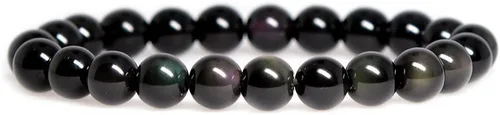Vista 17 de Angelstones Gemstones 6mm Round Beads Healing Crystal Bracelet for women Amatista