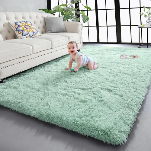 Vista 53 de Alfombras grises pequeñas para dormitorio, 2 x 4 pies, alfombras de pasillo lavables de felpa para pasillo 2- Gris