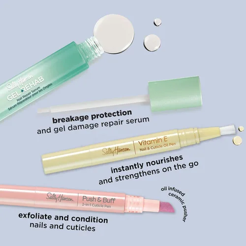 Vista 7 de Sally Hansen Bolígrafo de tratamiento de uñas y cutículas con vitamina E Hidrata y acondiciona las uñas secas Fórmula nutritiva con aceite