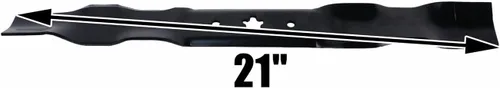 Vista 4 de 8 USA Mower Blades AYP340BP - Cuchilla de mantillo para AYP Craftsman Husqvarna 127843 134149 138498 138791 138971 139775 24676 Longitud 21