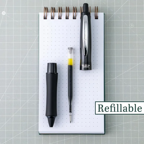 Vista 3 de Pilot Dr. Grip pluma retráctil color negro, Negro